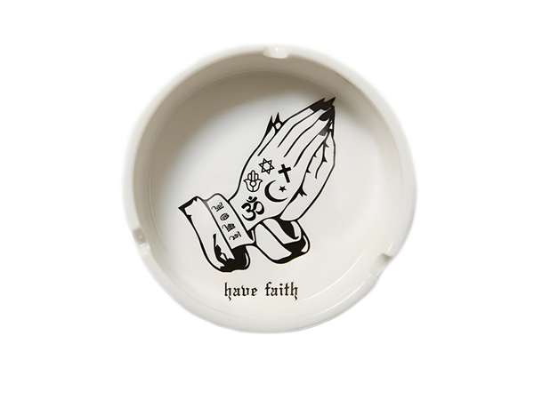 Home Faith Ashtray | Faith Glass Ashtrays | HOME